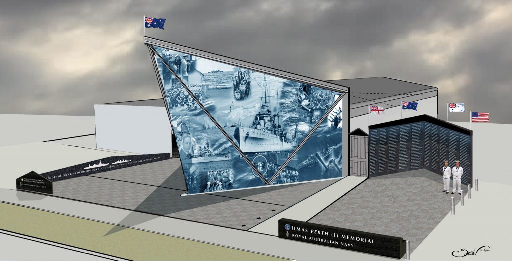 HMAS Perth (I) Memorial concept